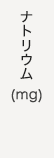 ナトリウム(g)