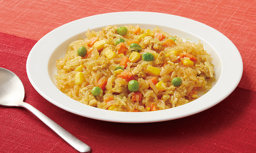 しらたきのカレー炒飯風